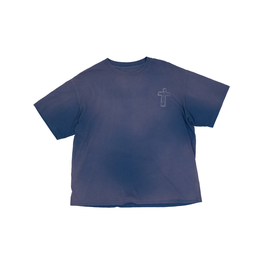 SCRATCH CROSS TEE